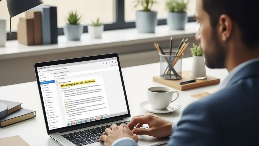 Acknowledging Receipt of an Email