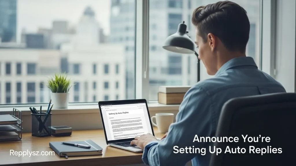 Announce You're Setting Up Auto Replies