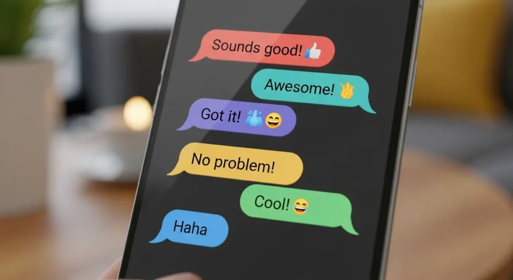 Friendly Casual Replies