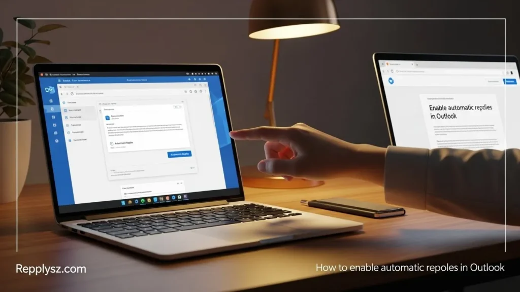 How to enable automatic replies in Outlook