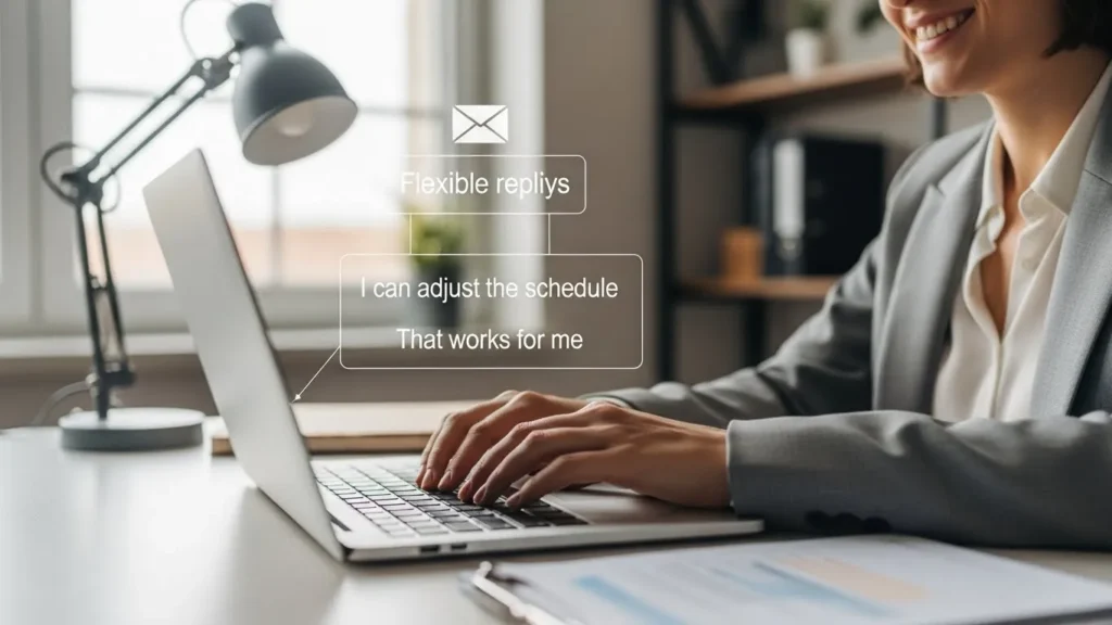  Replies Expressing Flexibility