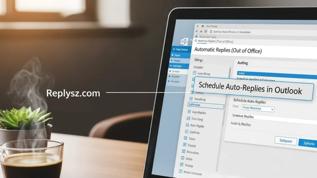 Schedule Auto-Replies in Outlook