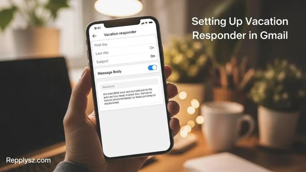 Setting Up Vacation Responder in Gmail