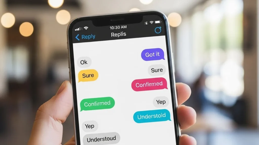  Short and Quick Confirmation Replies