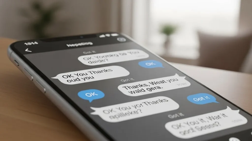  Short and Simple Replies