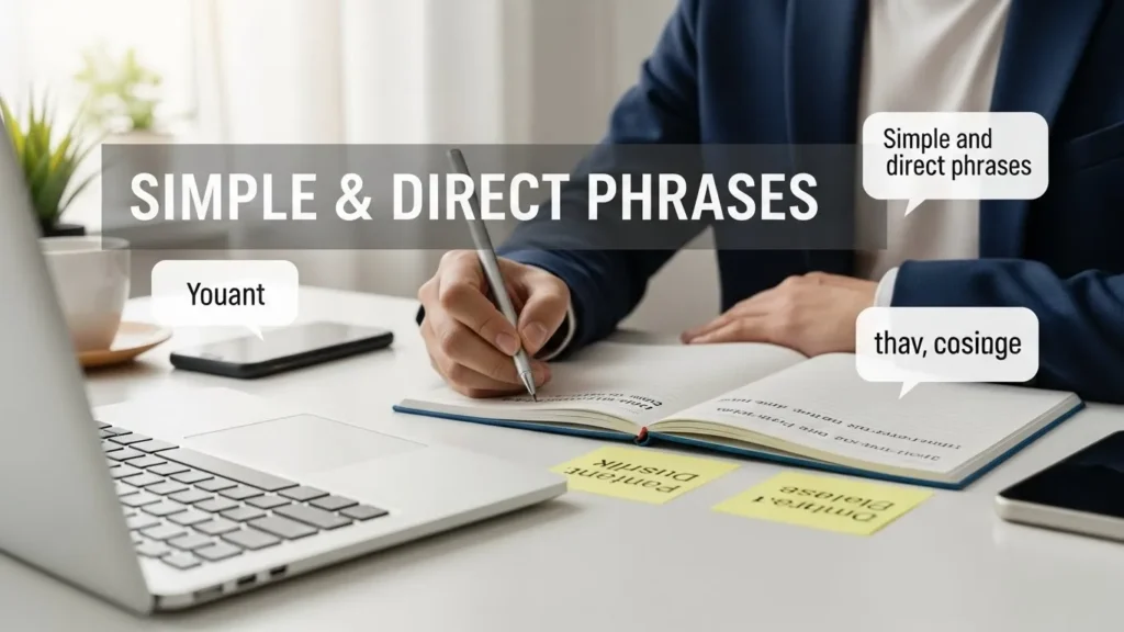 Â Simple and Direct Phrases