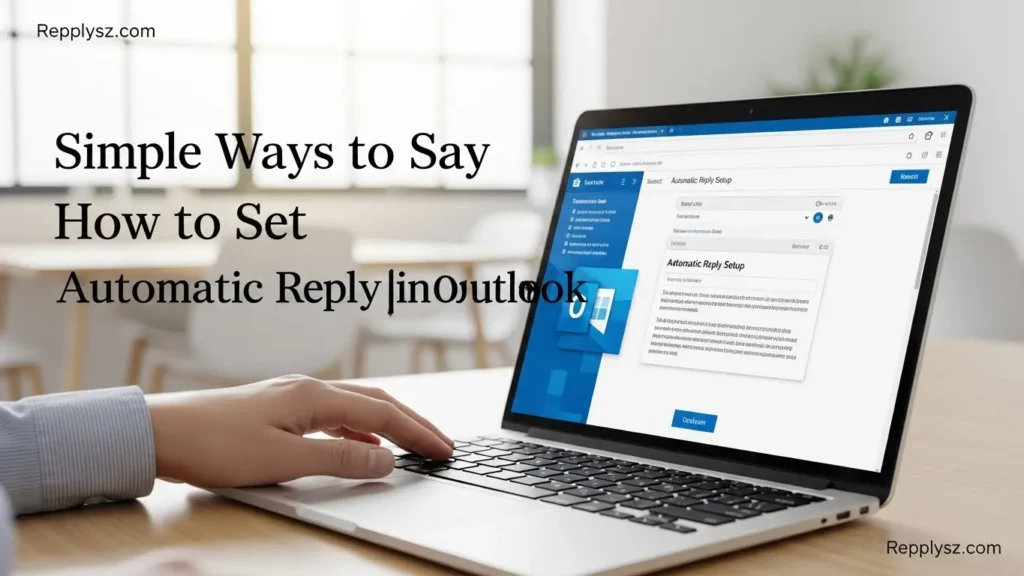 Simple Ways to Say How to Set Automatic Reply in Outlook