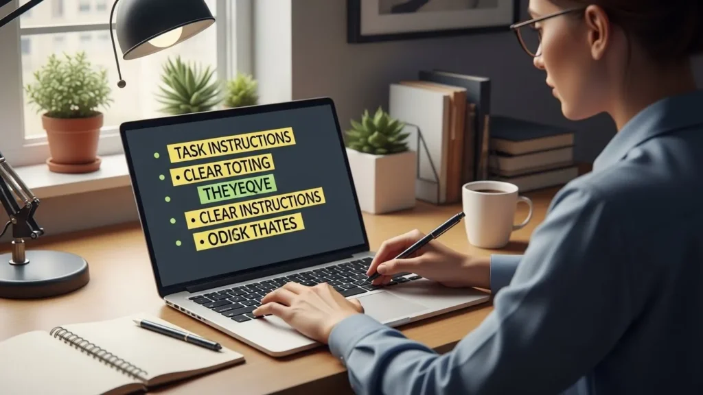  Task-oriented phrasing