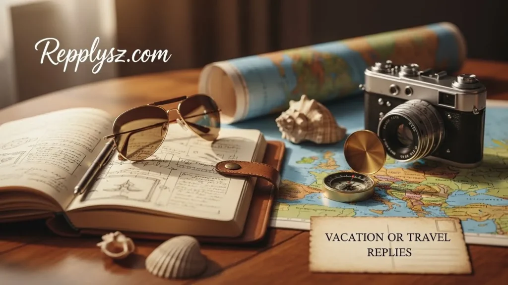 Vacation or Travel Replies