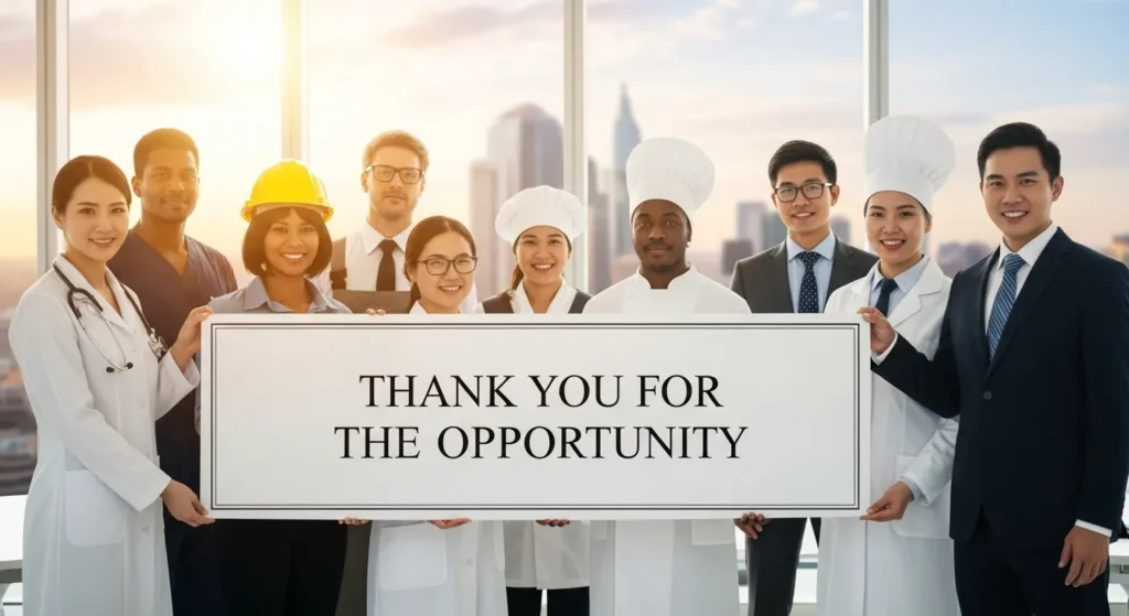 Express Gratitude for the Opportunity