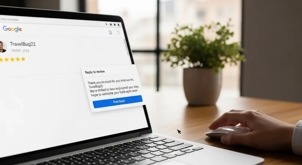 Polite Requests to Reply to Google Reviews