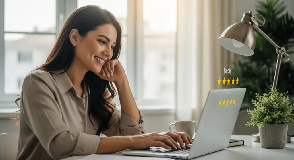 Warm and Caring Responses to Reviews