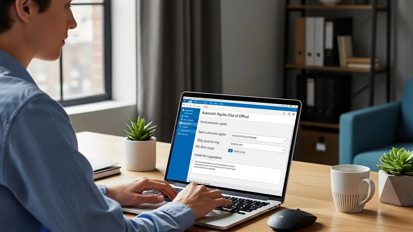 how to create automatic reply in outlook