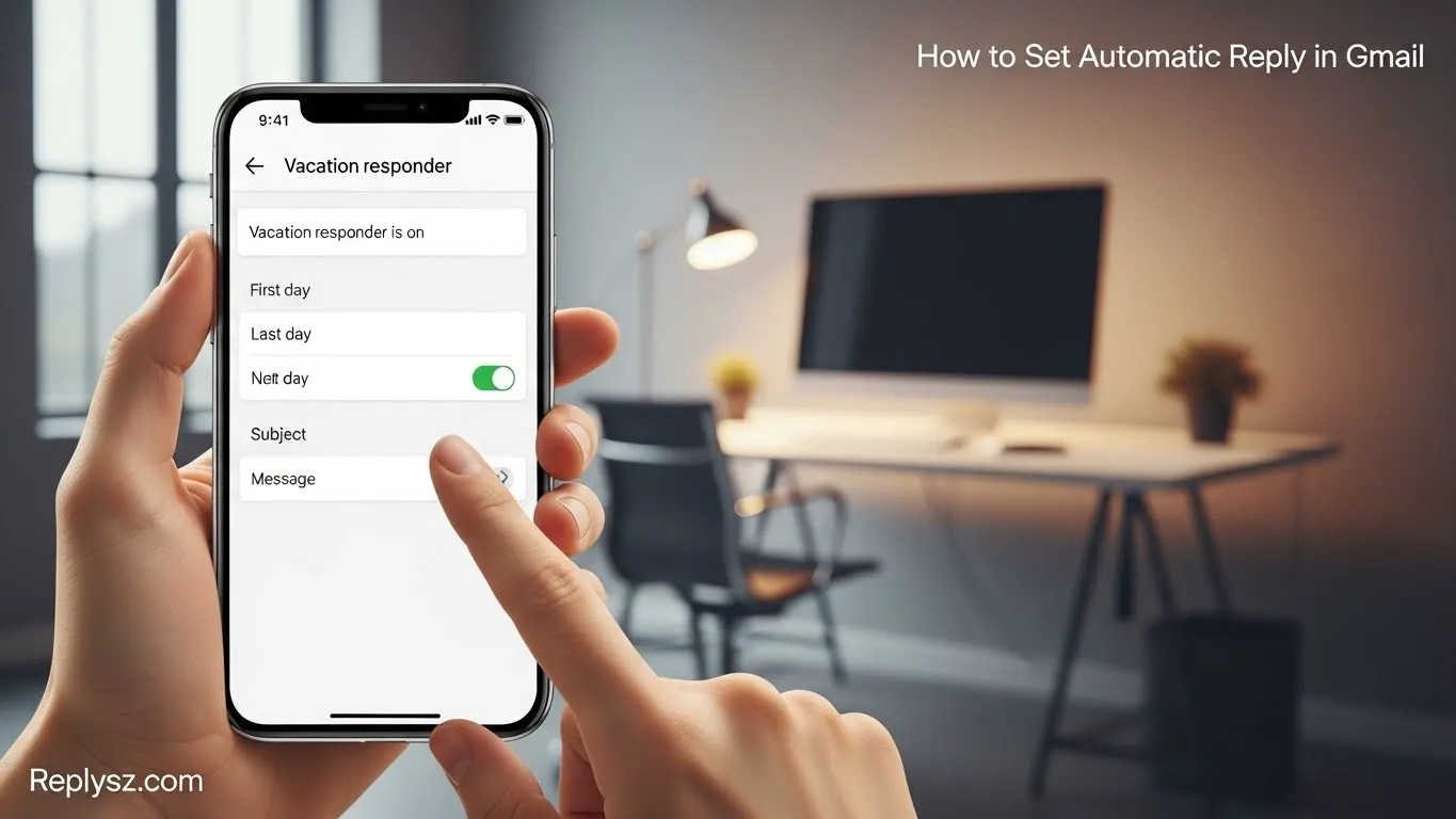 How to Set Automatic Reply in Gmail