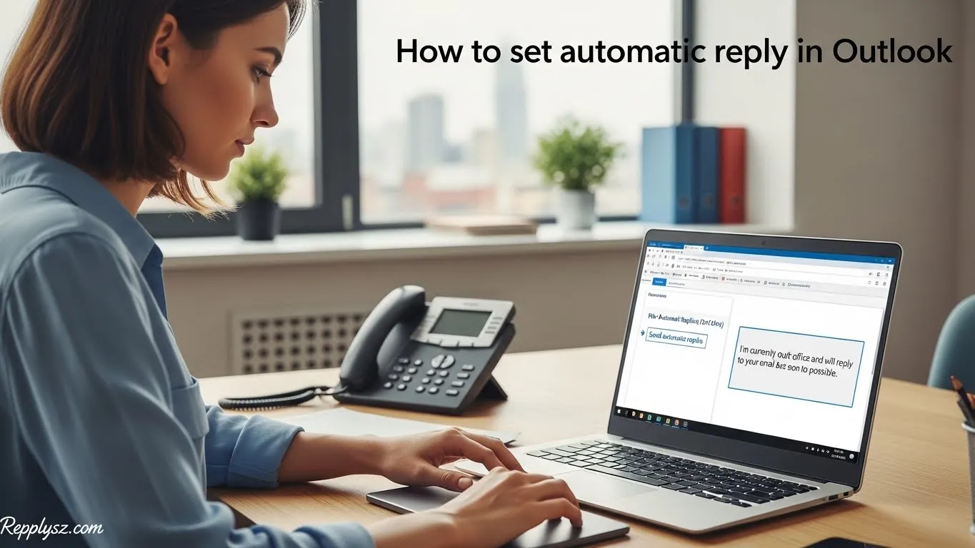 how to set automatic reply in outlook