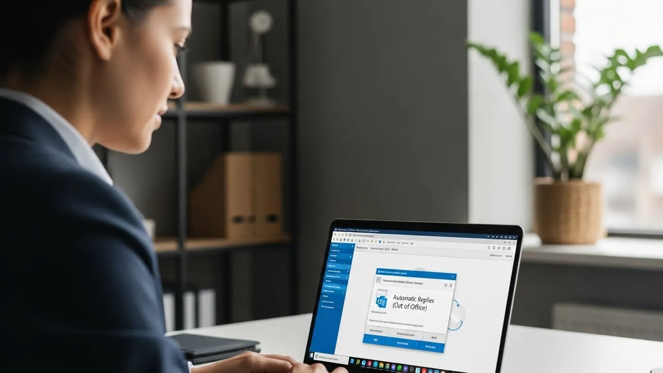 how to set out of office reply in outlook