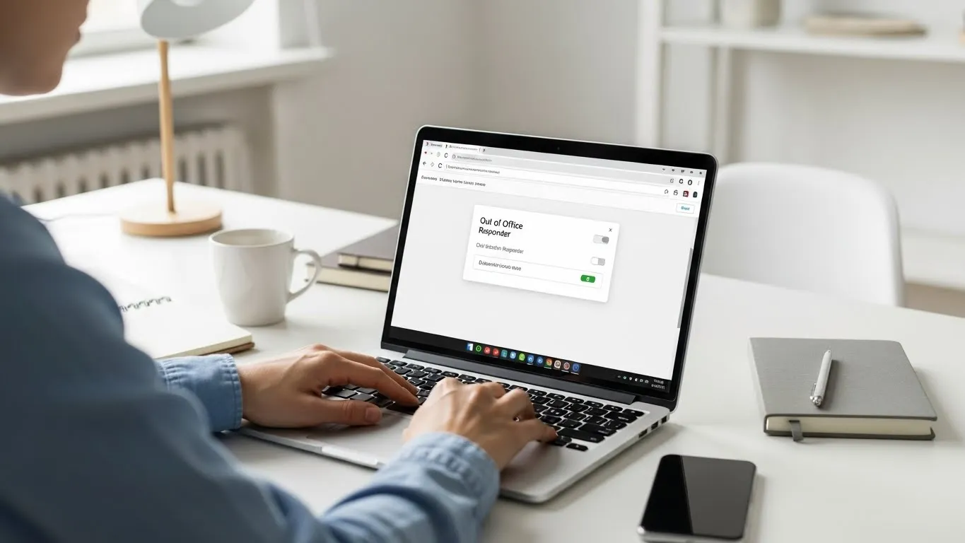 How to set up an out of office reply in gmail