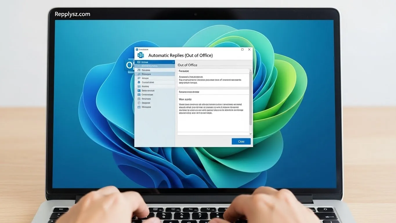 how to set up an out of office reply in outlook