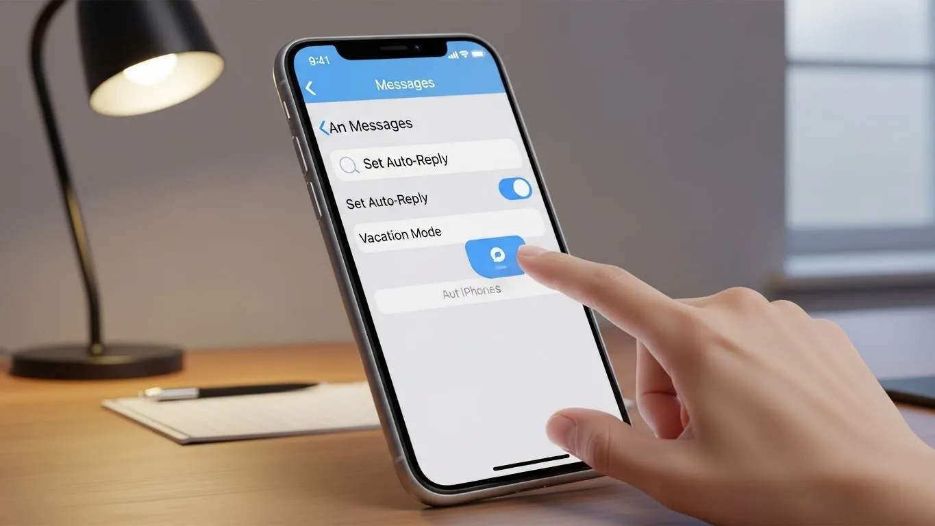 How to set up auto-reply to text messages on iPhone