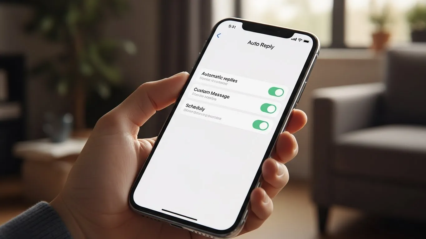 How to set up automatic text reply on iPhone